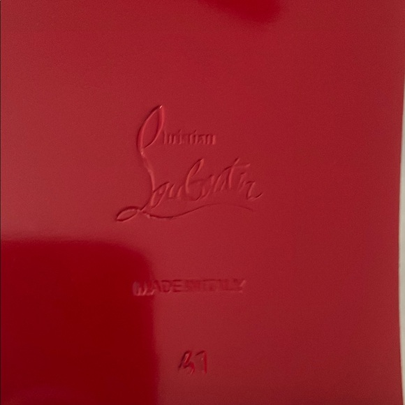 Christian Louboutin Brown Men's Slides - Picture 7 of 9